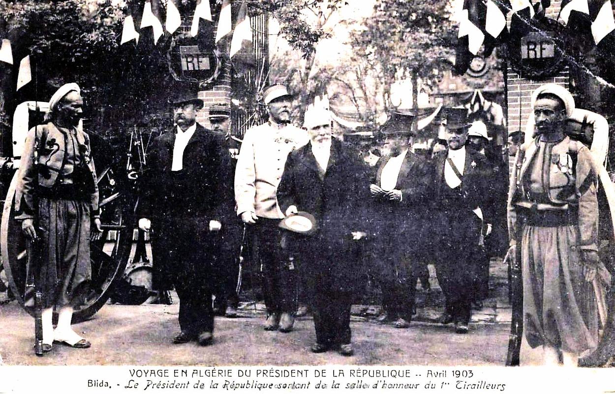 Blida visisite du President de la republique 1903.jpg